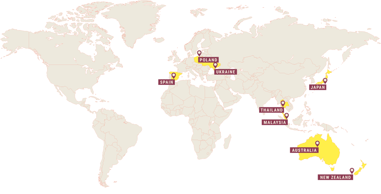 world map eggs