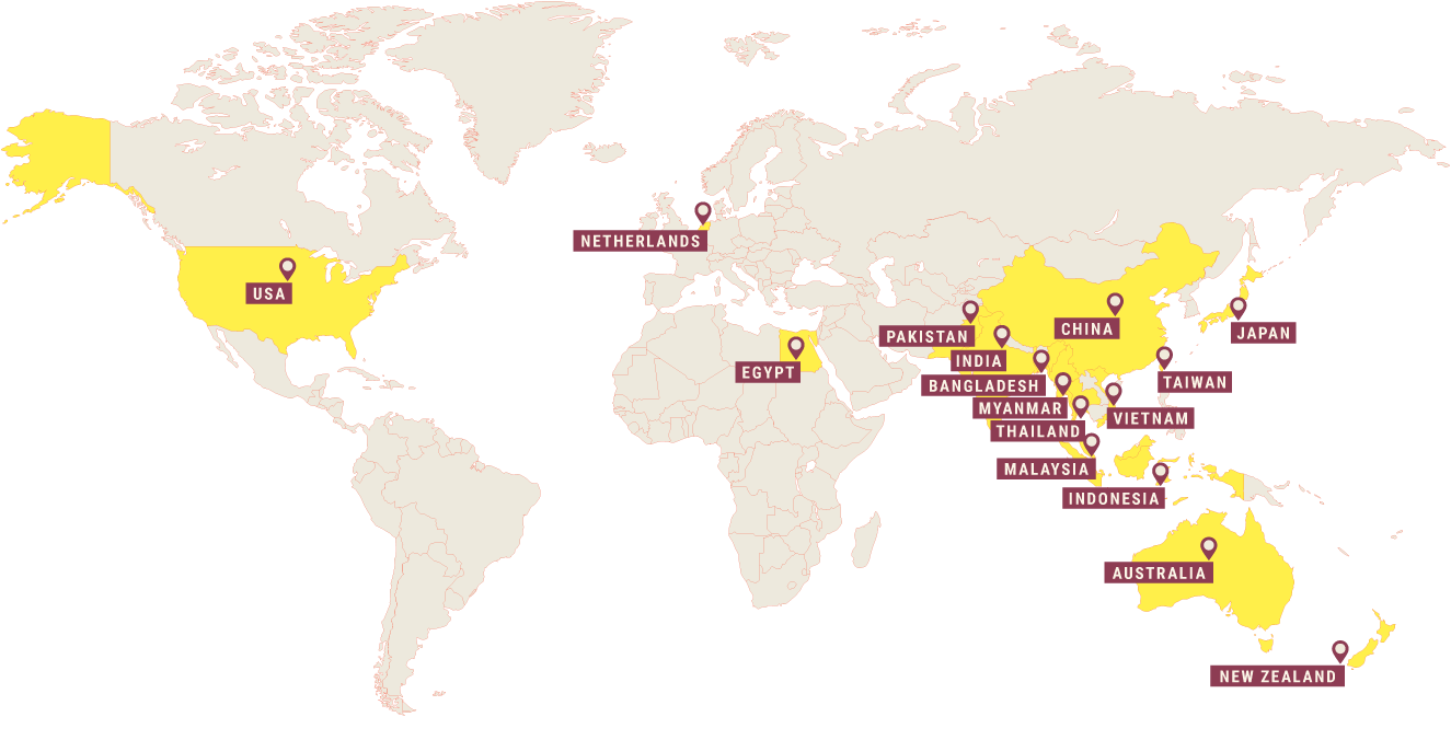 world map vege