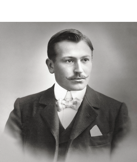 Rolex founder Hans Wilsdorf and early Oyster watch design